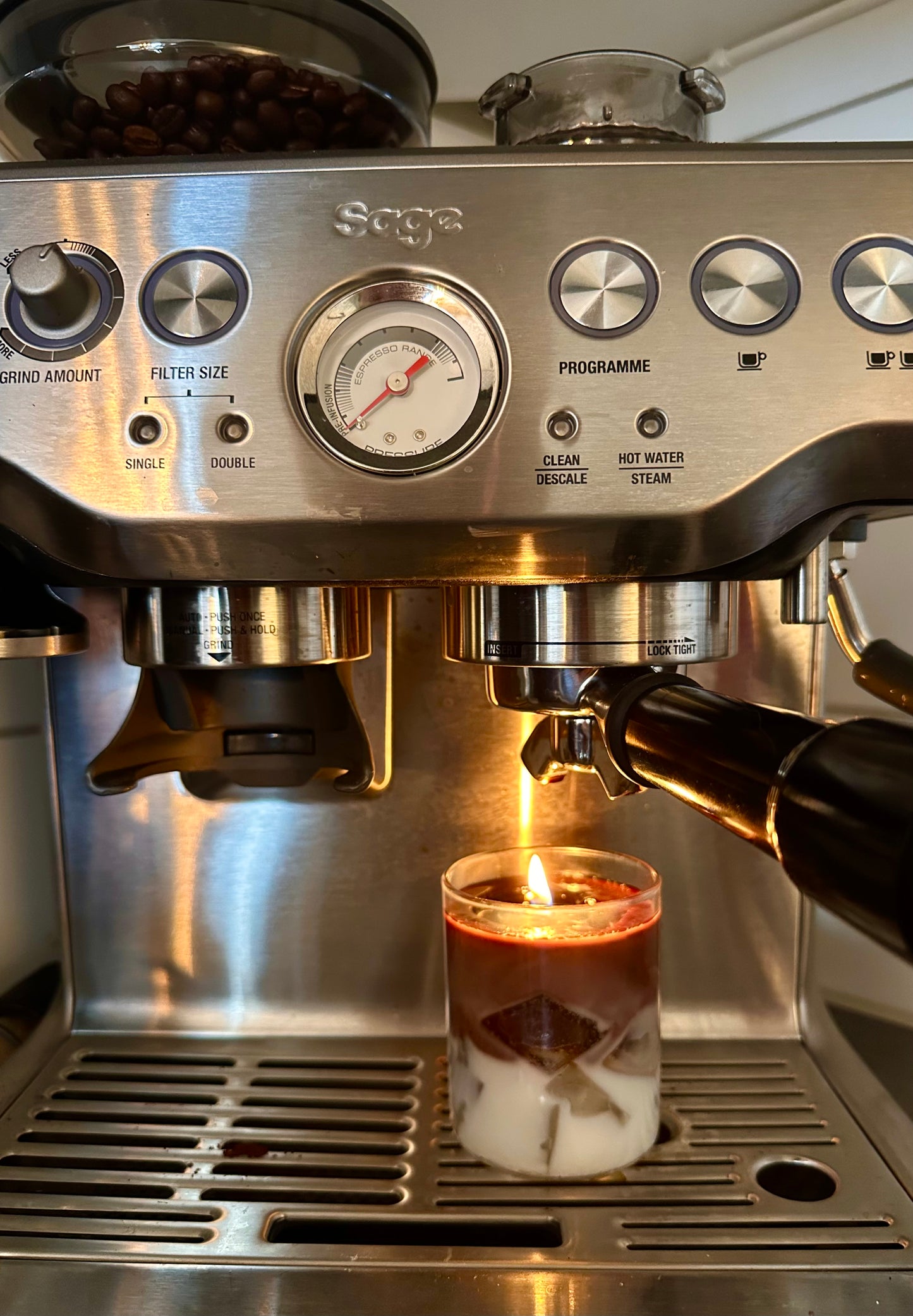 Iced salted caramel latte duftlys