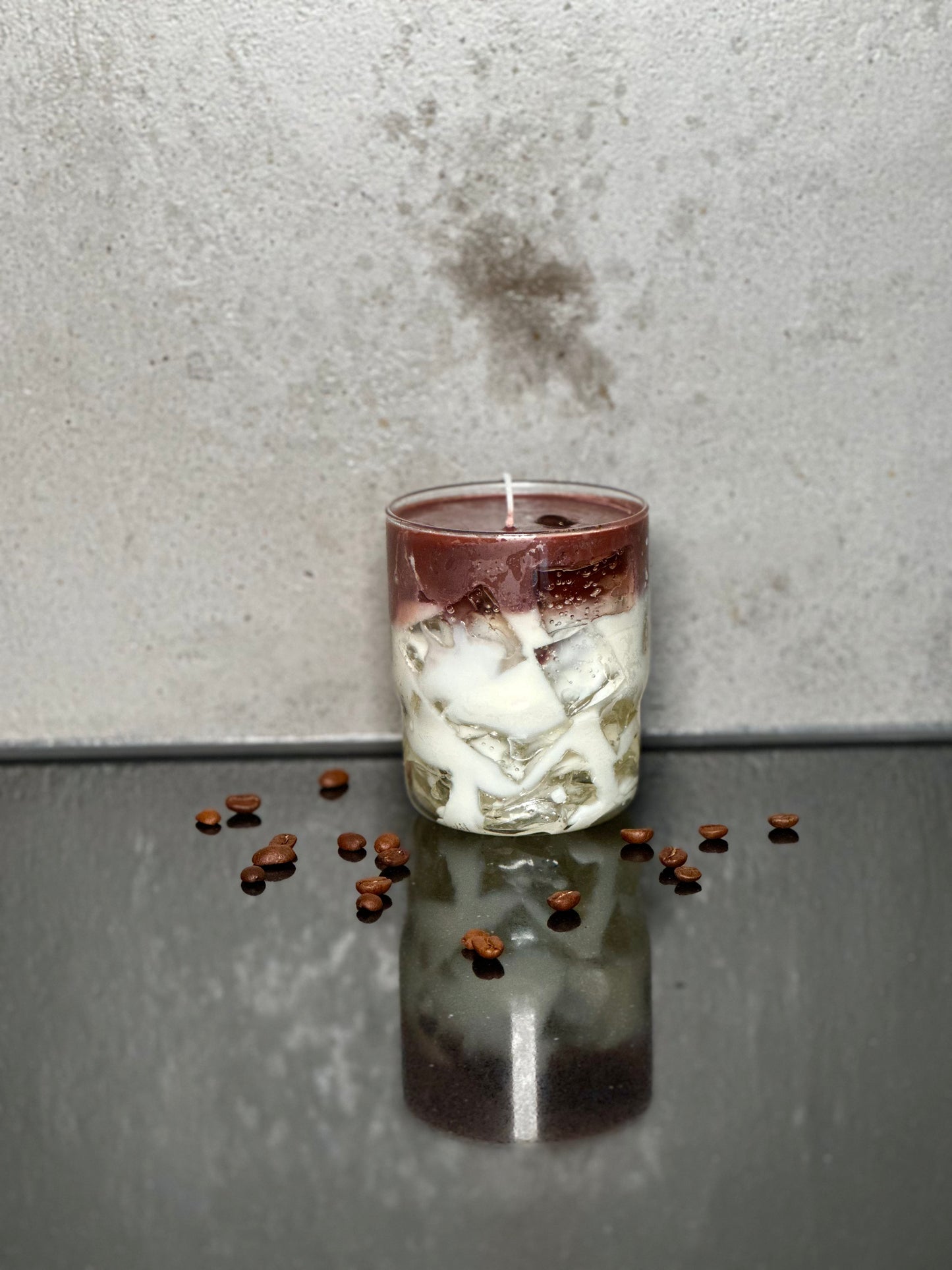 Iced vanilla oat latte duftlys