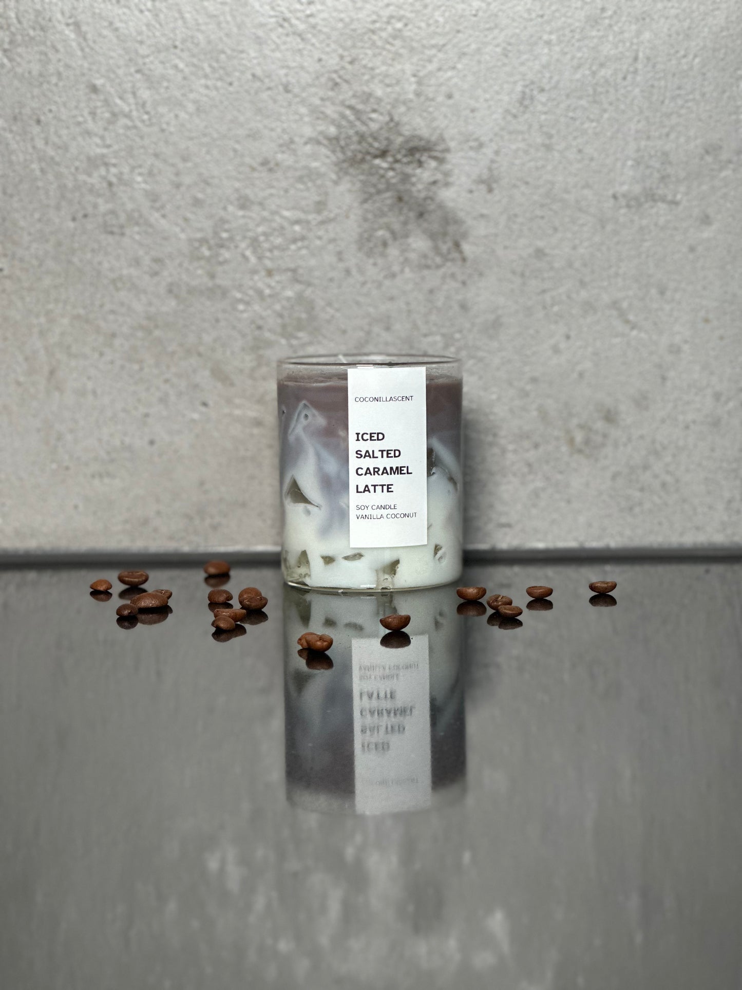 Iced salted caramel latte duftlys