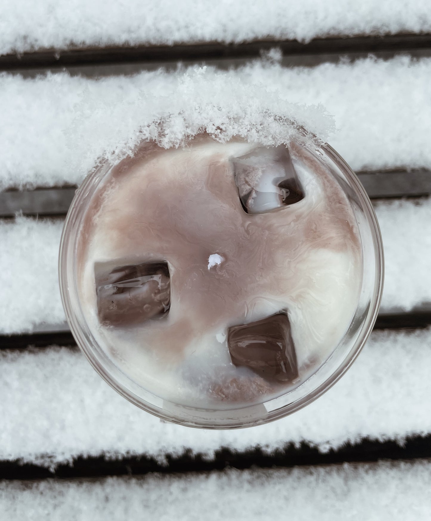 Iced vanilla oat latte duftlys